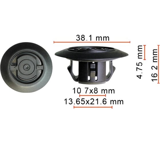 Крепеж AVERS для Toyota 9046722014 10 шт 9046722014-10