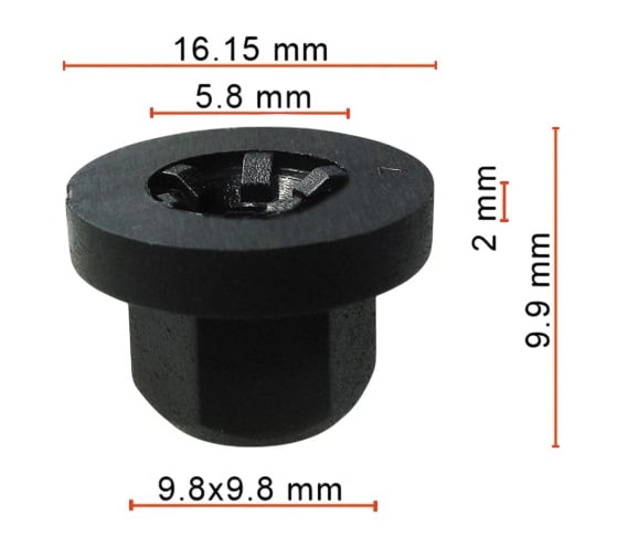 Крепеж AVERS для Land Rover RYH500780 10 шт RYH500780-10