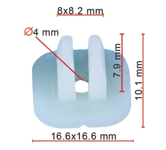 Фиксатор AVERS для Honda 90662SB2003 10 шт 90662SB2003-10