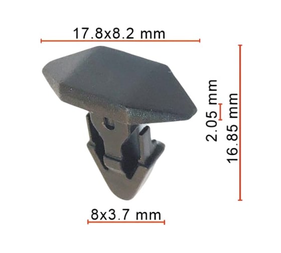 Клипса AVERS для Honda 91515SR3000 10 шт 91515SR3000-10