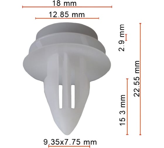 Клипса AVERS для JAC 8401103LE010 10 шт 8401103LE010-10