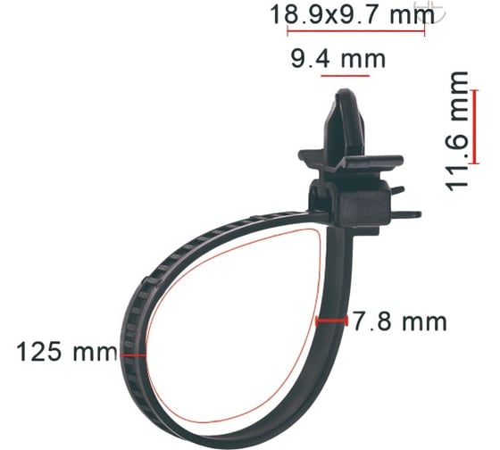 Крепеж AVERS для Mazda 992891053 10 шт 992891053-10