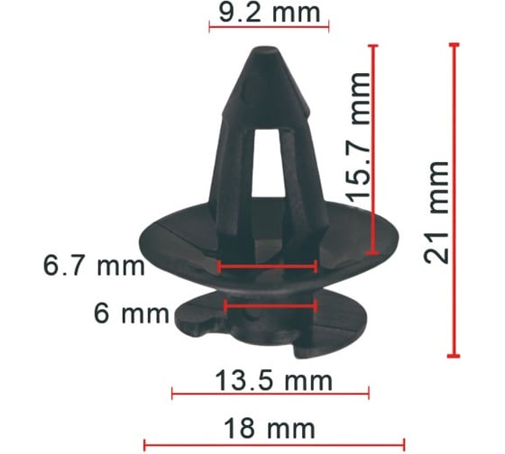 Клипса AVERS для Mercedes A0009917171 10 шт A0009917171-10