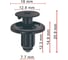 Клипса AVERS для Subaru 909130067 10 шт 909130067-10 1