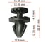 Клипса AVERS для Land Rover DYC500010 10 шт DYC500010-10 1