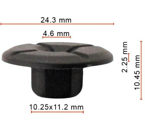 Крепеж AVERS для Mercedes A2019900050 10 шт A2019900050-10