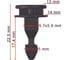 Фиксатор AVERS для Honda 91547TZ5A02 10 шт 91547TZ5A02-10 1