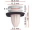Клипса AVERS для Mercedes A0119887678 10 шт A0119887678-10 1