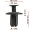 Клипса AVERS для Great wall 09640019CR 10 шт 09640019CR-10 1