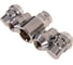 Гайки секретки М12x1.25, 32 мм, конус закр 5 луч 1 кл, хром 004, 4 шт SKYWAY S10702004 1