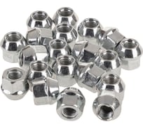 Гайка конус M12x1.50, открытая 21 мм, ключ 19 мм, цинк 031, 20 шт SKYWAY S10602031 21037942