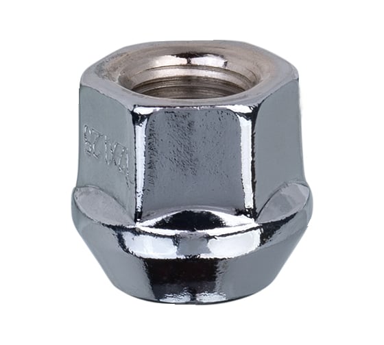 Гайка конус M12x1.25 открытая 21 мм, ключ 19 мм, цинк 014, 20 шт SKYWAY S10602014 1