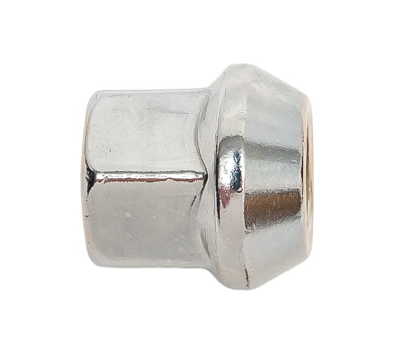 Гайка конус M12x1.25 открытая 21 мм, ключ 17 мм, хром 013, 20 шт SKYWAY S10602013