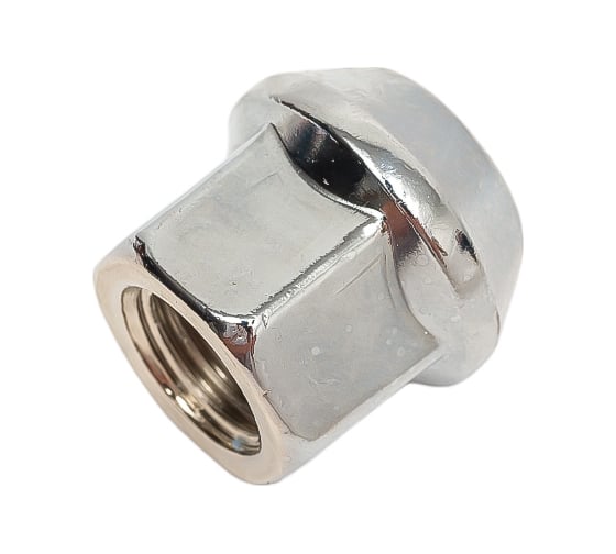 Гайка конус M12x1.25 открытая 21 мм, ключ 17 мм, хром 013, 20 шт SKYWAY S10602013