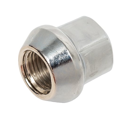 Гайка конус M12x1.25 открытая 21 мм, ключ 17 мм, хром 013, 20 шт SKYWAY S10602013