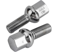 Болт колесный (20 шт; M12x1.50x27; сфера ключ 17 мм; хром; L=54 мм) SKYWAY S10601005