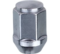 Гайка конус M12x1.25 мм, закрытая с выступом 35 мм, ключ 21 мм, хром 010, 20 шт SKYWAY S10602010