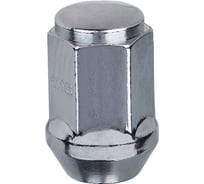 Гайка конус M12x1.25 мм, закрытая с выступом 35 мм, ключ 19 мм, хром 009, 20 шт SKYWAY S10602009