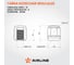 Гайка колесная Airline M12x1,5x25, сфера R12, ключ 19, закрытая, хром, 1 шт для Honda ASCR221 4