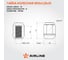 Гайка колесная AIRLINE M12x1.25x31, конус, ключ 19, закрытая, хром, 1 шт для Suzuki ASCR230 4