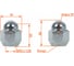 Гайка колесная AIRLINE M12x1.25x26, конус, ключ 19, закрытая, хром, 1 шт для Suzuki/Subaru ASCR223 3