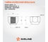 Гайка колесная AIRLINE M12x1.5x16, конус, ключ 21, открытая, дакромет, 1 шт для Mitsubishi/Hyundai ASCR204 4