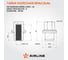 Гайка колесная AIRLINE M14x1.5x46, несъемная шайба, ключ 22, закрытая, хром, 1 шт для Land Rover ASCR214 2