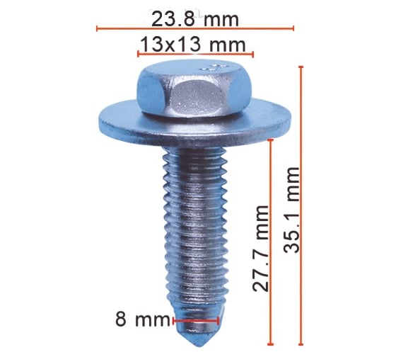 Клипса AVERS для Mercedes N000000001410 10 шт. N000000001410-10