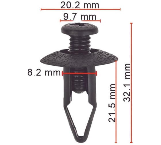 Клипса AVERS для Mitsubishi MB547806 10 шт. MB547806-10