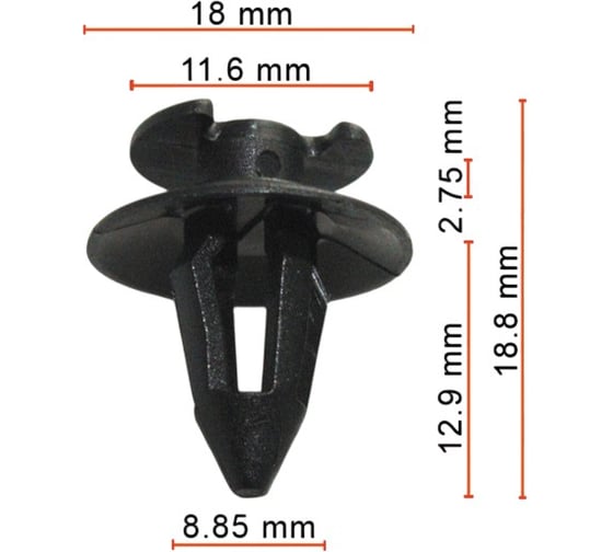Клипса AVERS для Mercedes A4639880278 10 шт. A4639880278-10