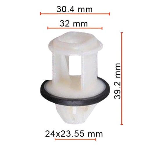 Клипса AVERS для Mercedes A0009917298 10 шт. A0009917298-10