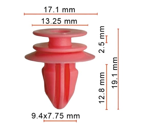 Клипса AVERS для Mercedes A0009918998 10 шт. A0009918998-10