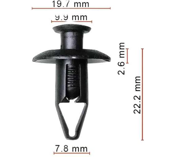 Клипса AVERS для Mitsubishi MU001220 10 шт. MU001220-10