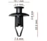 Клипса AVERS для Mitsubishi MU001220 10 шт. MU001220-10 1