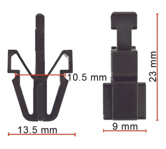 Клипса AVERS для Mitsubishi MB153825 10 шт. MB153825-10