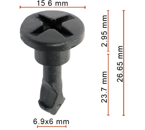 Клипса AVERS для VAG N90801101 10 шт. N90801101-10