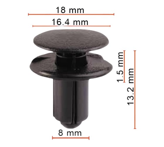Пистон AVERS для Hyundai / KIA 86590-1W000 10 шт. 86590-1W000-10