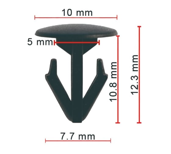 Клипса AVERS для Honda 91520SM4C01 10 шт. 91520SM4C01-10