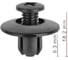 Клипса AVERS для Geely JQ694D63 10 шт. JQ694D63-10 1