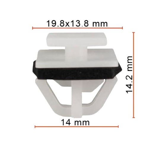 Клипса AVERS для Hyundai / KIA 87719-02500 10 шт. 87719-02500-10