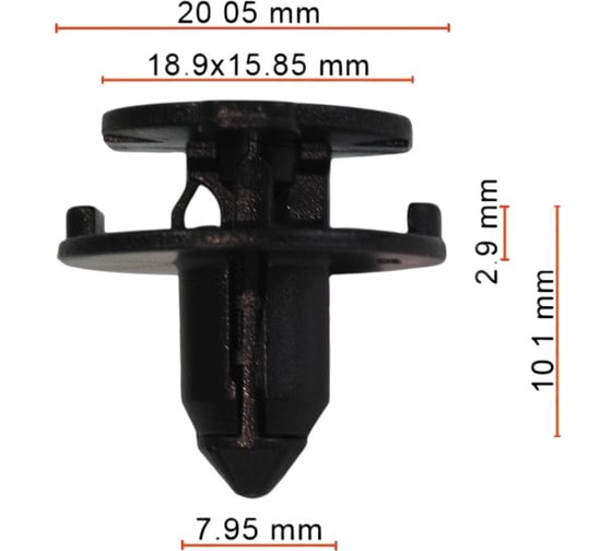 Клипса AVERS для Chery T216302027BA 10 шт. T216302027BA-10