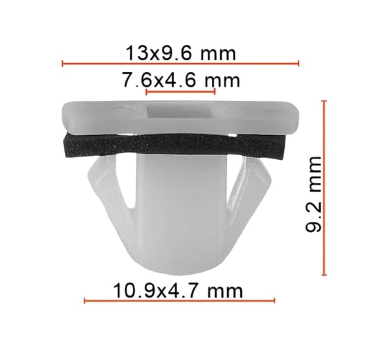 Клипса AVERS для Hyundai / KIA 82872-3D000 10 шт. 82872-3D000-10