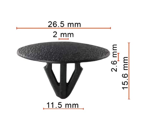 Клипса AVERS для Hyundai / KIA 81126-37000 10 шт. 81126-37000-10