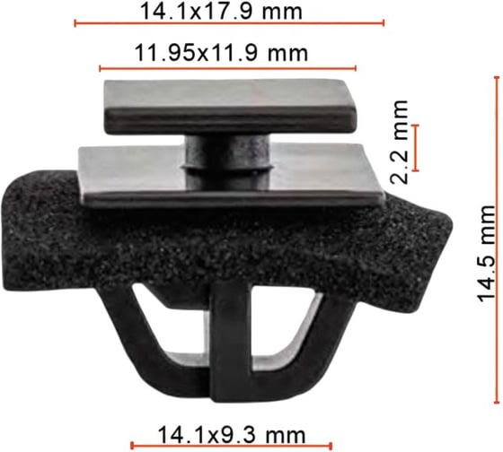 Клипса AVERS для Haval 09650189 10 шт. 09650189-10