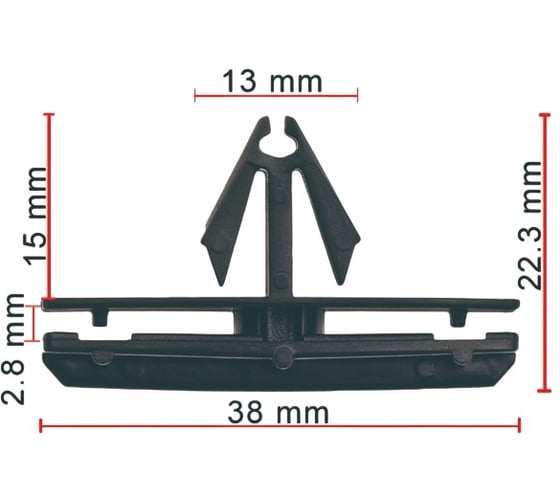 Клипса AVERS для Chrysler 68039280AA 10 шт. 68039280AA-10