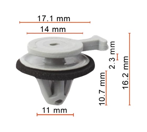 Клипса AVERS для Land Rover LR053837 10 шт. LR053837-10