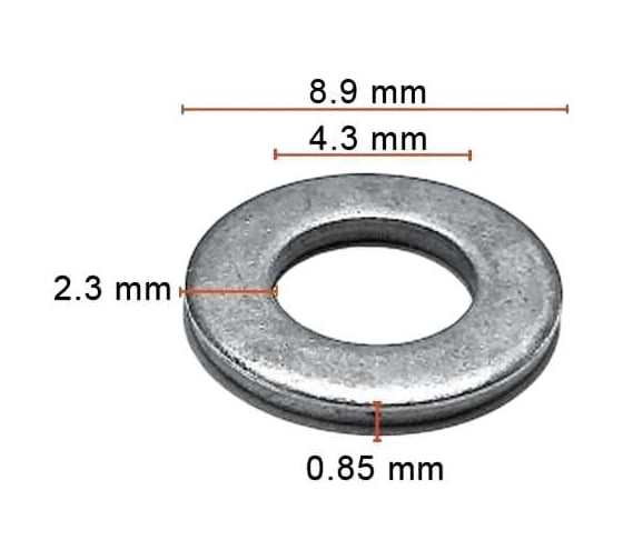Уплотнительное кольцо AVERS для Hyundai / KIA 86450-36000 10 шт. 86450-36000-10