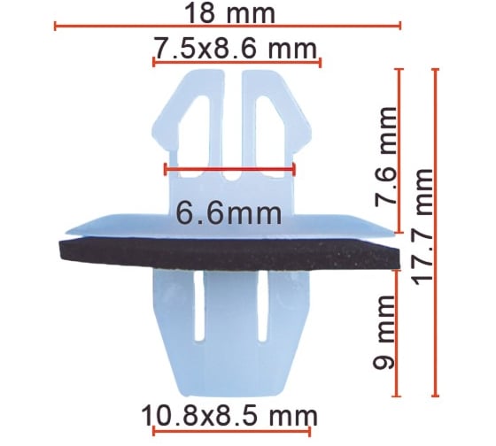 Клипса AVERS для Suzuki 7755365D10 10 шт. 7755365D10-10 1