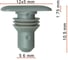 Клипса AVERS для VAG 3B0839723 10 шт. 3B0839723-10 1