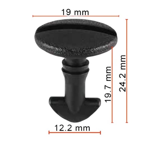 Крепеж AVERS для Land Rover DYR500010 10 шт. DYR500010-10 1